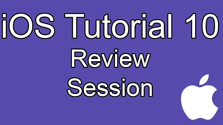 iOS tutorial- Part 10- Review (Warnings, Errors, import, MVC, ...)