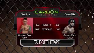 Chosen Few Fighting Championships Tony Rook vs Darren Gibbs