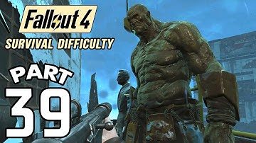Fallout 4 Survival Difficulty SNIPER Walkthrough - Part 39 Trinity Tower 1080p 60FPS