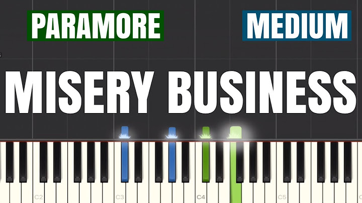 Misery Business Piano version - Piano performance video thumbnail
