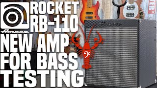 Ampeg Rocket RB-110 Bass Amp - Our New Testing Platform for 2023! - LowEndLobster Fresh Look