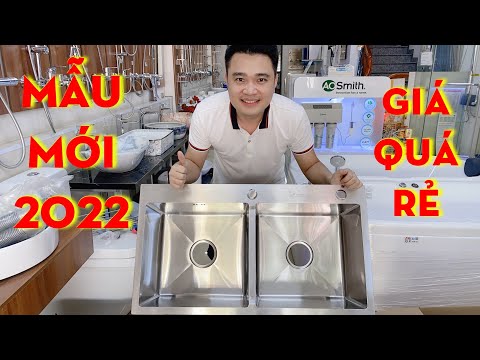 Video ĐẬP HỘP CHẬU RỬA BÁT 2 HỐ INOX SUS 304 | HIỆU LÀO CAI - youtube
