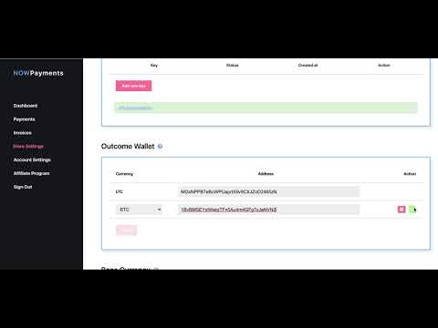 How to create an API key | Accept crypto payments