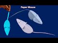 How to make paper mouse   easy paper rat making  paper eli     paper rat