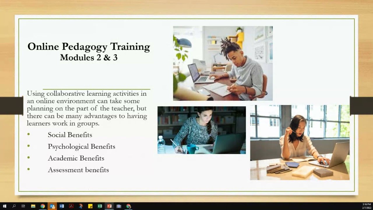Online Pedagogy Program Modules 2 And 3 February 7 22 Youtube Online Pedagogy Program Modules 2 And 3 February 7 22 Youtube
