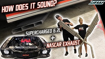 72 LSA Monte Carlo Boom Tube NASCAR Exhaust FIRST DRIVE! (Fab Process & Finishing Touches)