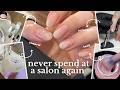 ULTIMATE gel nail tutorial in 10 minutes ✨salon quality at home for beginners