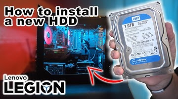 How to Install a New (or used) HDD in a Desktop