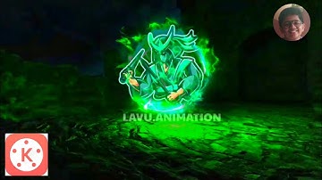 lightning burst intro in kinemaster  animation