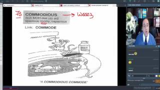 Vocabulary Cartoons Cloister and Commodious
