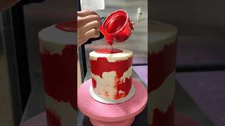 EASY BLOODY CAKE #halloween #cake #howto #easy #learn #tutorial #art #artist #viral #diy