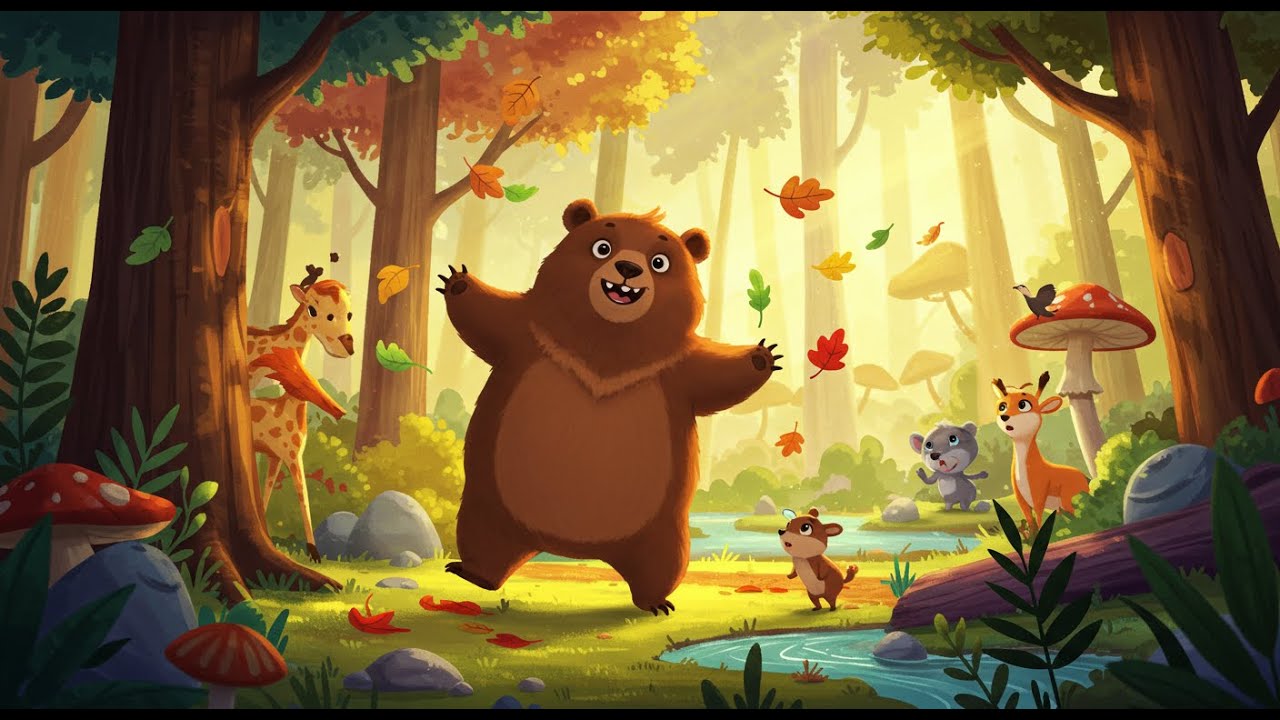 The Wobbly Bear – Bear Song for Kids | Nursery Rhyme | Wiggle, Wobble & Sing Along