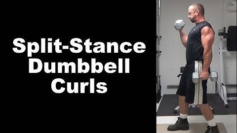 Get Bigger Biceps With Split-Stance Dumbbell Curls