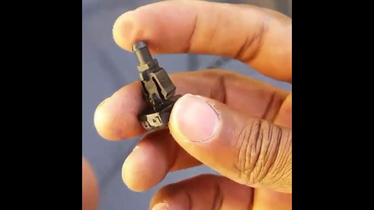 How to unclog windshield washer fluid sprayer YouTube