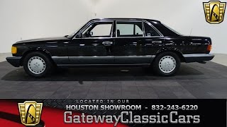1991 Mercedes 350SDL Gateway Classic Cars #595 Houston Showroom