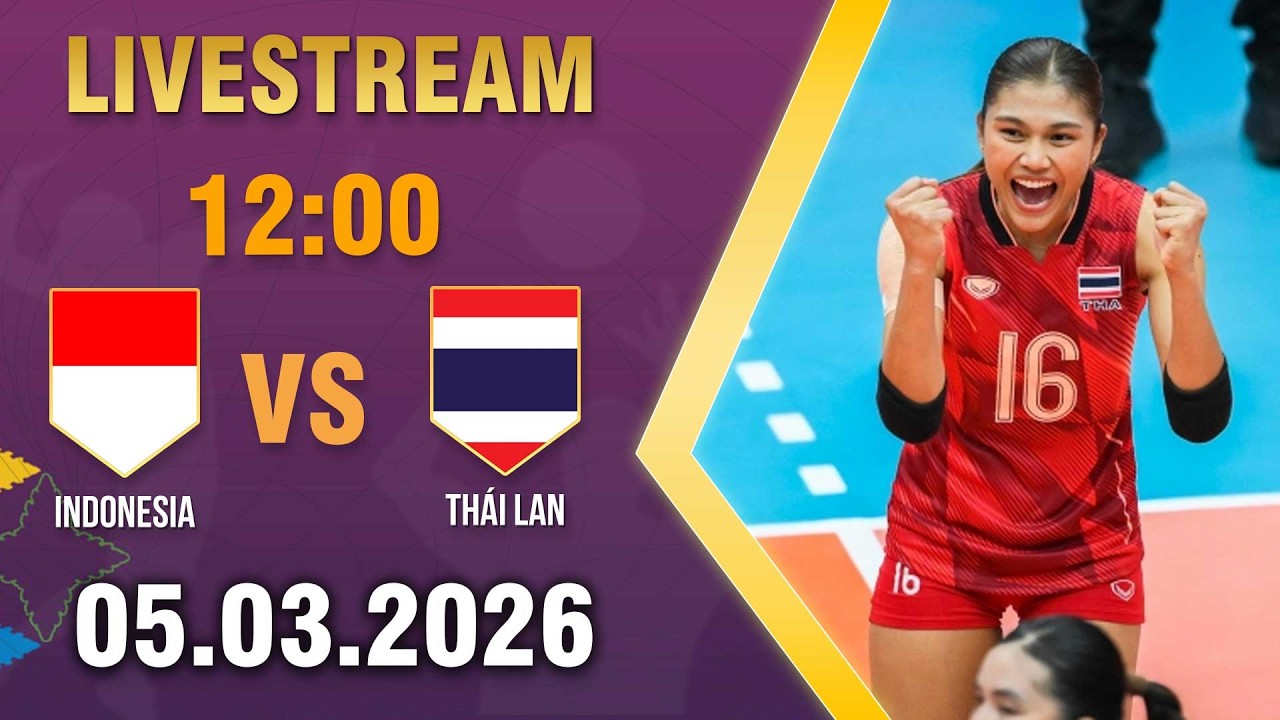 🔴 Thailand vs Indonesia | ไทย vs อินโดนีเซีย | Trận Đấu Siêu Căng Thẳng – Bóng Chuyền Nữ