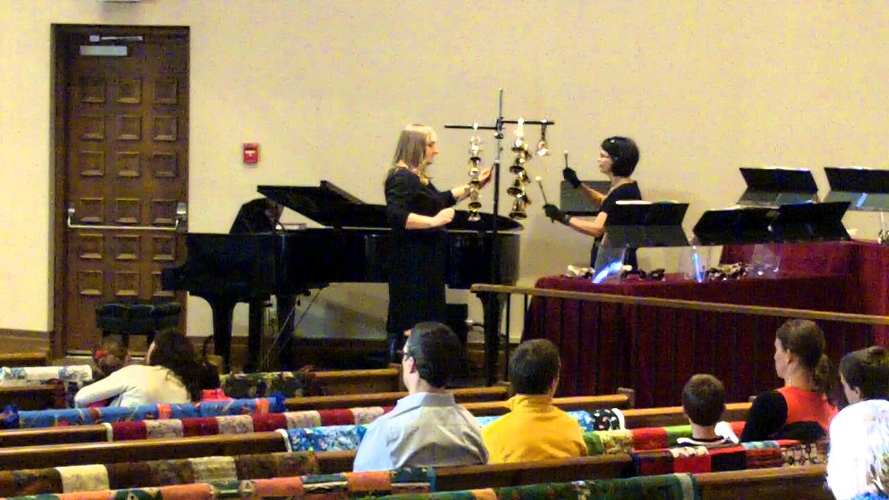 Alleluia and We Have Met to Worship Handbell Tree duets YouTube