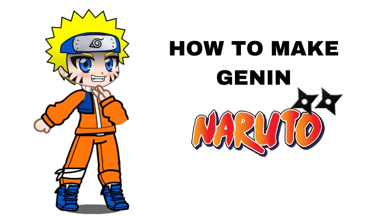 How to make Naruto character in Gacha Club| GC Tutorial