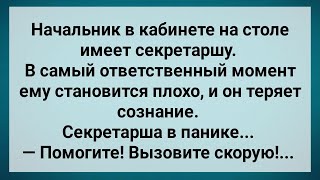 Начальник На Секретарше Потерял Сознание! Сборник Свежих Анекдотов! Юмор!