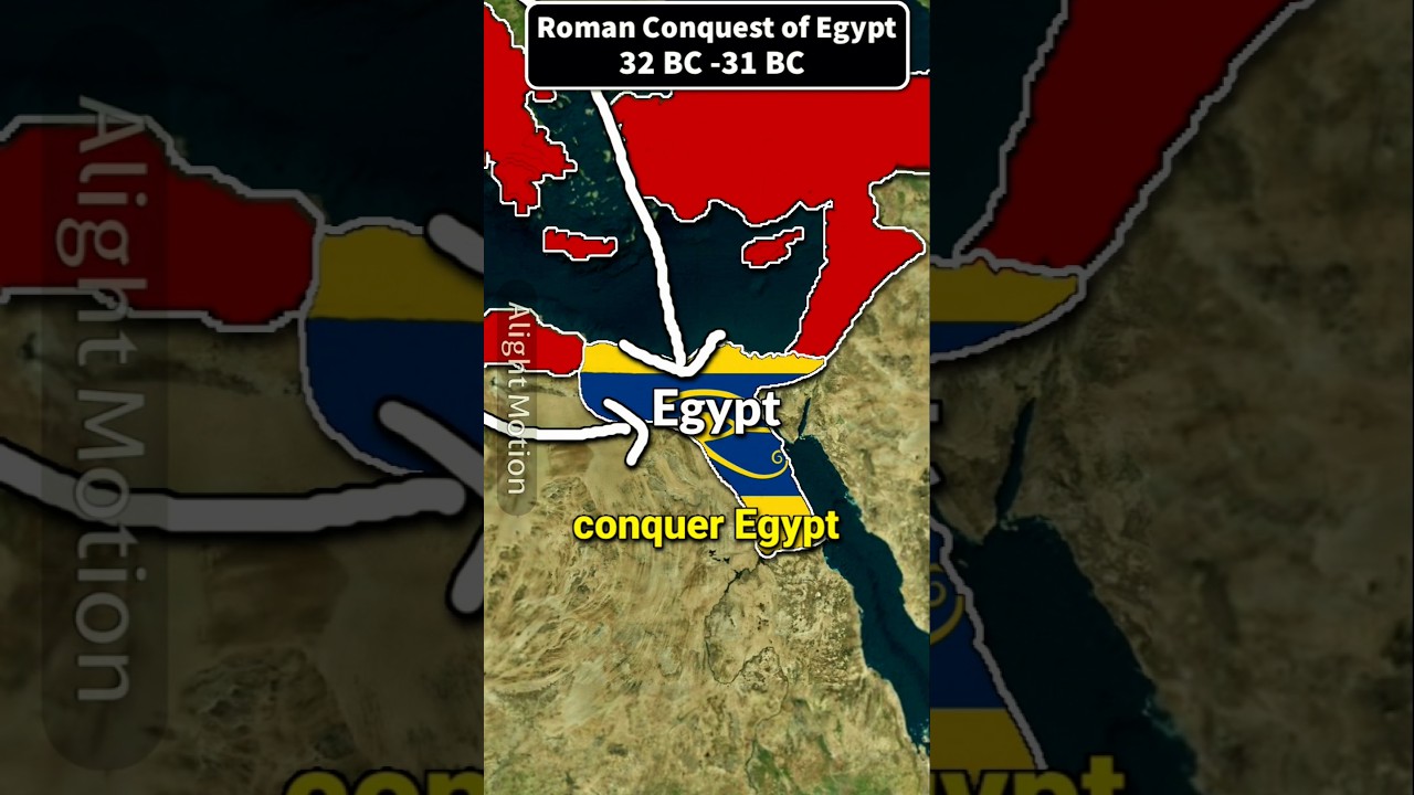 How Did Rome Conquer Egypt? 