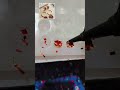 How to Make Red &amp; Gold Resin Earrings at Home ❤️✨ | Resin Art Tutorial #resin #jewellery #resinart