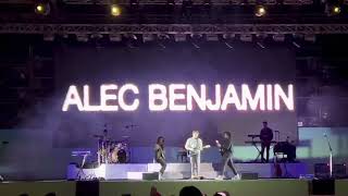 Alec Benjamin - Let me down slowly (live in Seoul)
