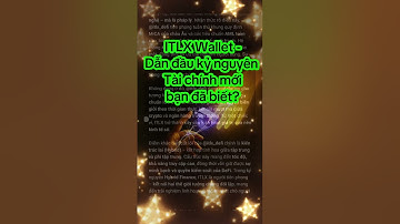 ITLX Wallet - Dẫn đầu kỷ nguyên tài chính mới bạn đã biết #InterLink #ITLG #ITL #interlink_cat8286