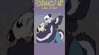 Commission Shorts #fyp #art #animation #furry #timelapse #shorts