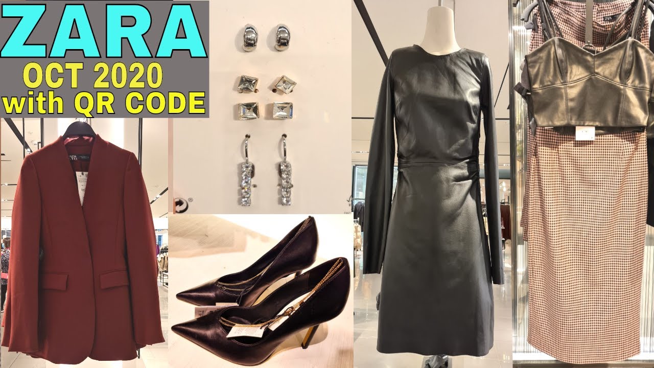 ZARA FALL-WINTER 2020 NEW COLLECTION WITH QR CODE | OCTOBER 2020