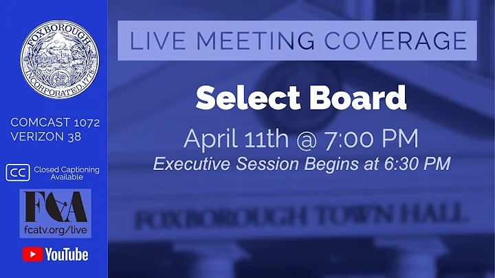 Select Board Meeting 4/11/23