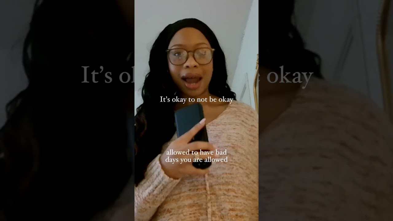 Being hard on yourself does not help. Give yourself grace. 