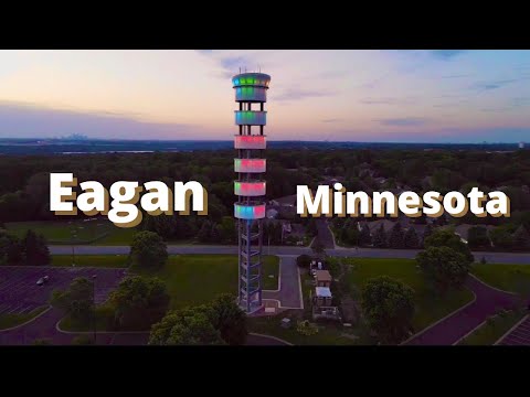 Highlights of Eagan, Minnesota | DRONE | Minnesota City Tour