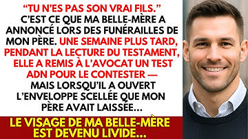 Aux funérailles de mon père, ma belle-mère a annoncé que je n’étais pas son vrai fils—puis la répon