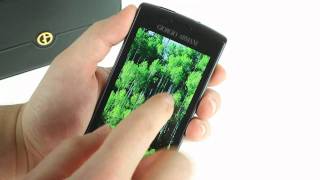 Samsung I9010 Galaxy S Giorgio Armani user interface demo