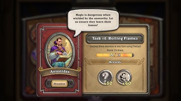 Antonidas Task 12 Hearthstone Mercenaries