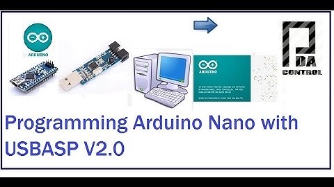 Programming Arduino Nano with V2.0 USBASP (ICSP): PDAControl