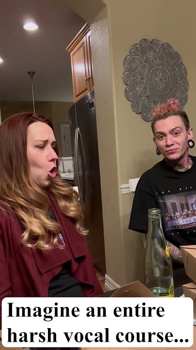 Will Ramos showing Elizabeth of The Charismatic Voice how to Harsh Vocal