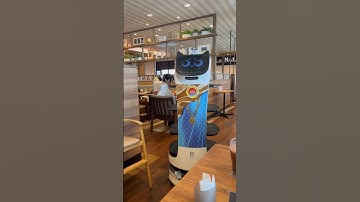 Served by robots at restaurants in Japan, really Japan living in the future 🫶🏻#robots#viralsong#