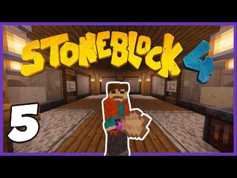 Unearther Automation Begins in FTB Stoneblock 4 - YouTube