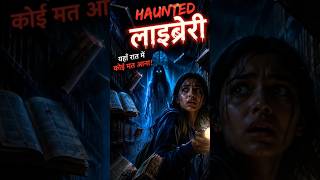 Haunted Library Mein Raat Ko Kya Mila? 😱#horror #shorts