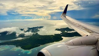 The Island Hopper – Full Flight – United – Boeing 737-824 – PNI-TKK – N36280 – UA154 – IFS Ep. 550