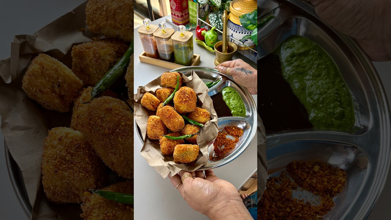 Дома все хотели поесть уличной еды, поэтому я приготовила еще и хрустящие кусочки вада пав 😃 Если...