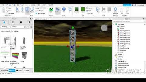 Making a zombie shooter game on roblox studio!(no scripting!)