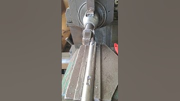 making a keyway in shaft using the shapper machine