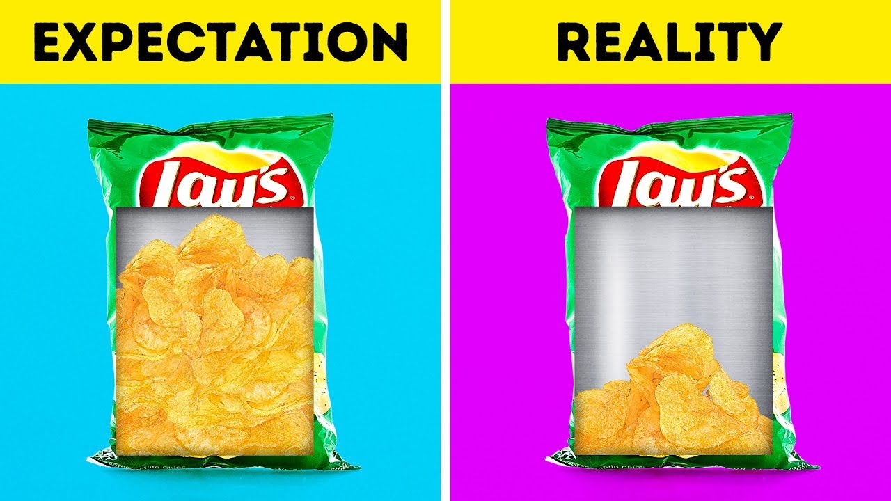 EXPECTATION VS REALITY FOOD FACTS DON'T WANT YOU TO KNOW YouTube
