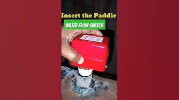 water flow switch installation ll flow switch connection #plumbing #sprinkler #shorts #diy
