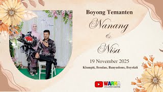 Download Lagu BOYONG TEMANTEN ANANG \u0026 NISA | 19 NOVEMBER 2025 | ANANG ENTERTAIN | WARNA MULTIMEDIA MP3