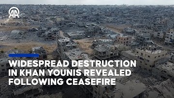 Widespread destruction in Khan Younis revealed following ceasefire