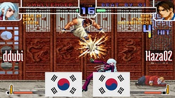 FT10 @kof2002: ddubi (KR) vs Haza02 (KR) [King of Fighters 2002 Fightcade] Jun 20