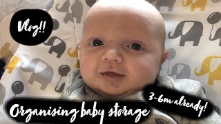 Organising baby’s wardrobe | moving house?? | teen mum vlog